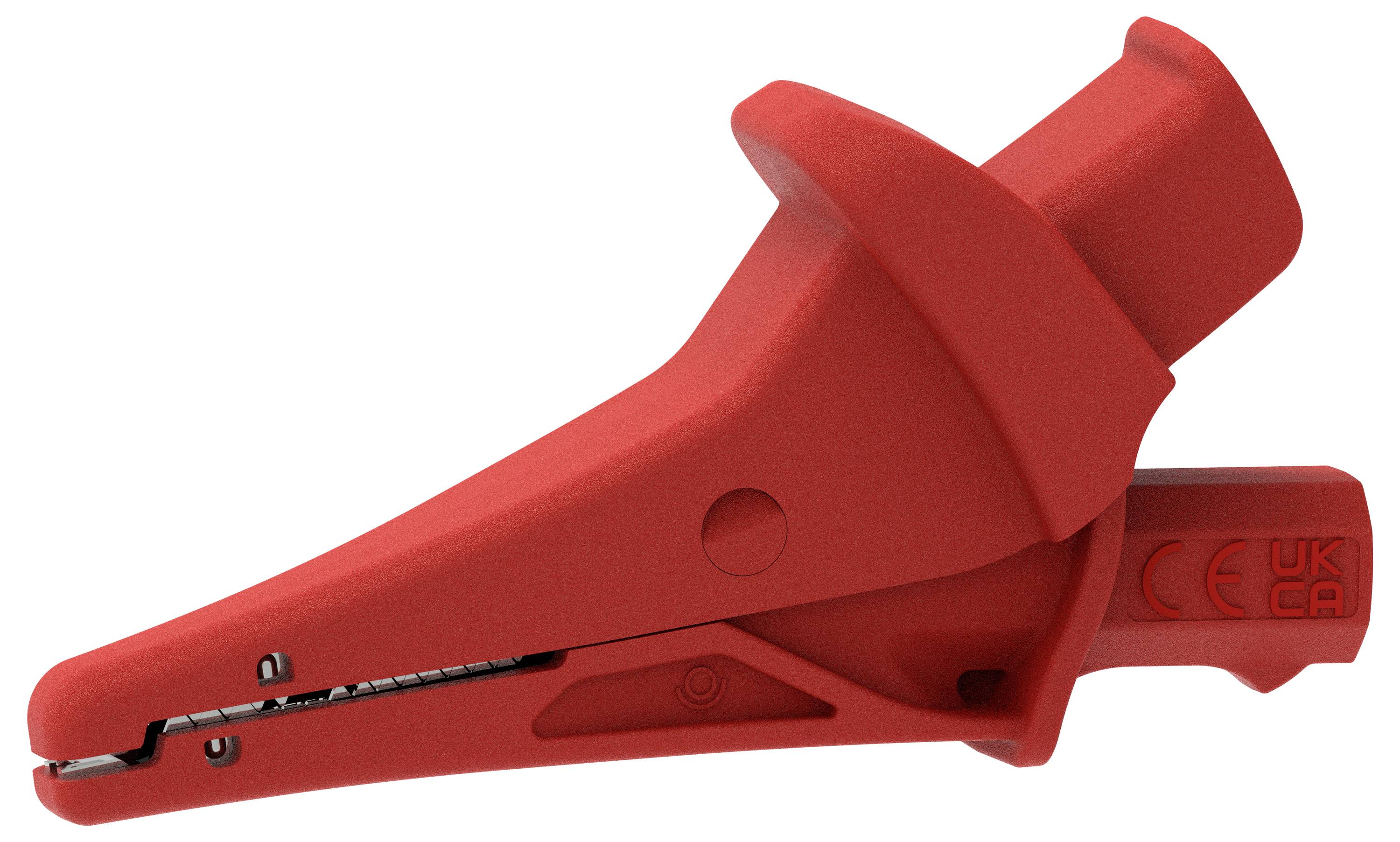 Electro PJP 5104-IEC-CD1-R Alligator clip Red Max. clamping range: 25 mm Length: 91 mm 1 pc(s)-1