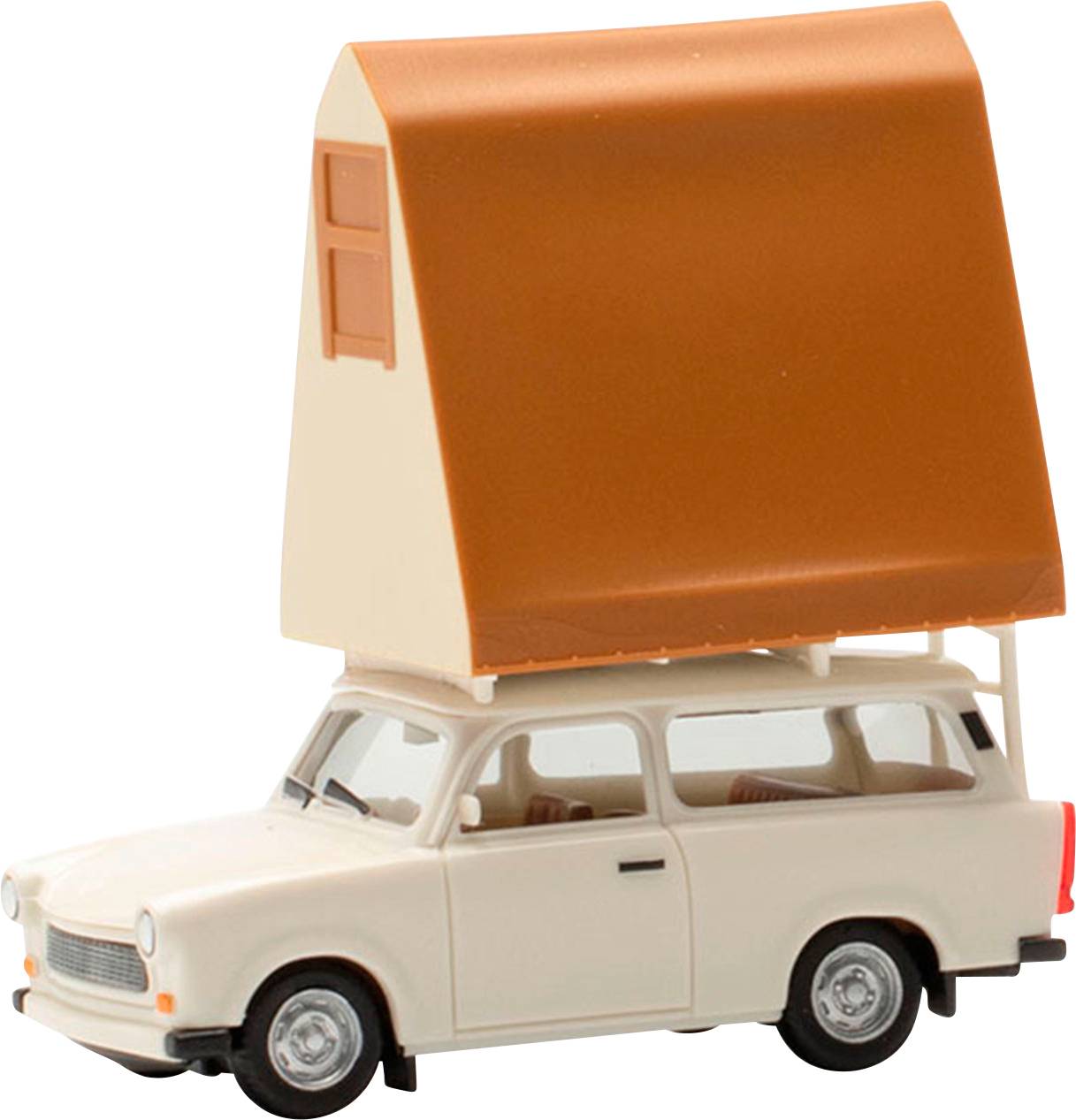 Herpa 024167-002 H0 Car Trabant 601 Universal, gray-white