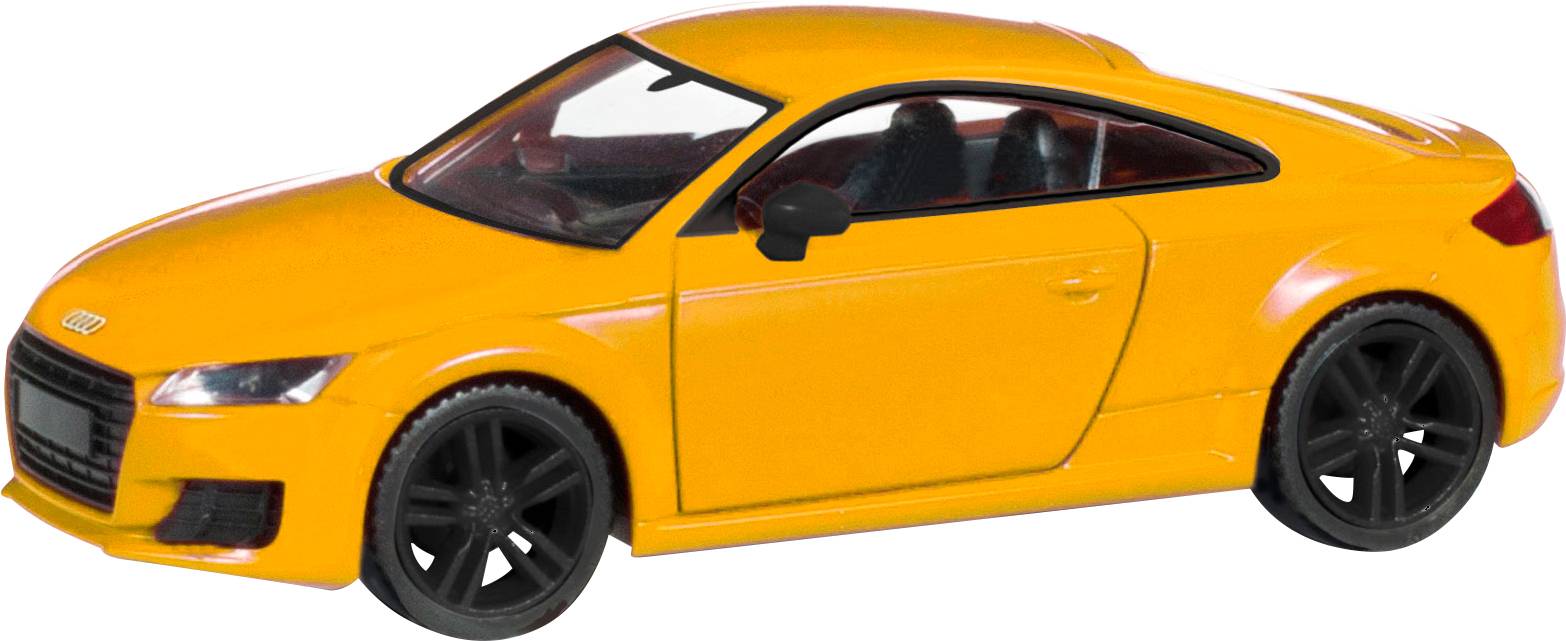 Image of Herpa 028356-002 H0 Car Audi TT Coupé, Vegas yellow/black