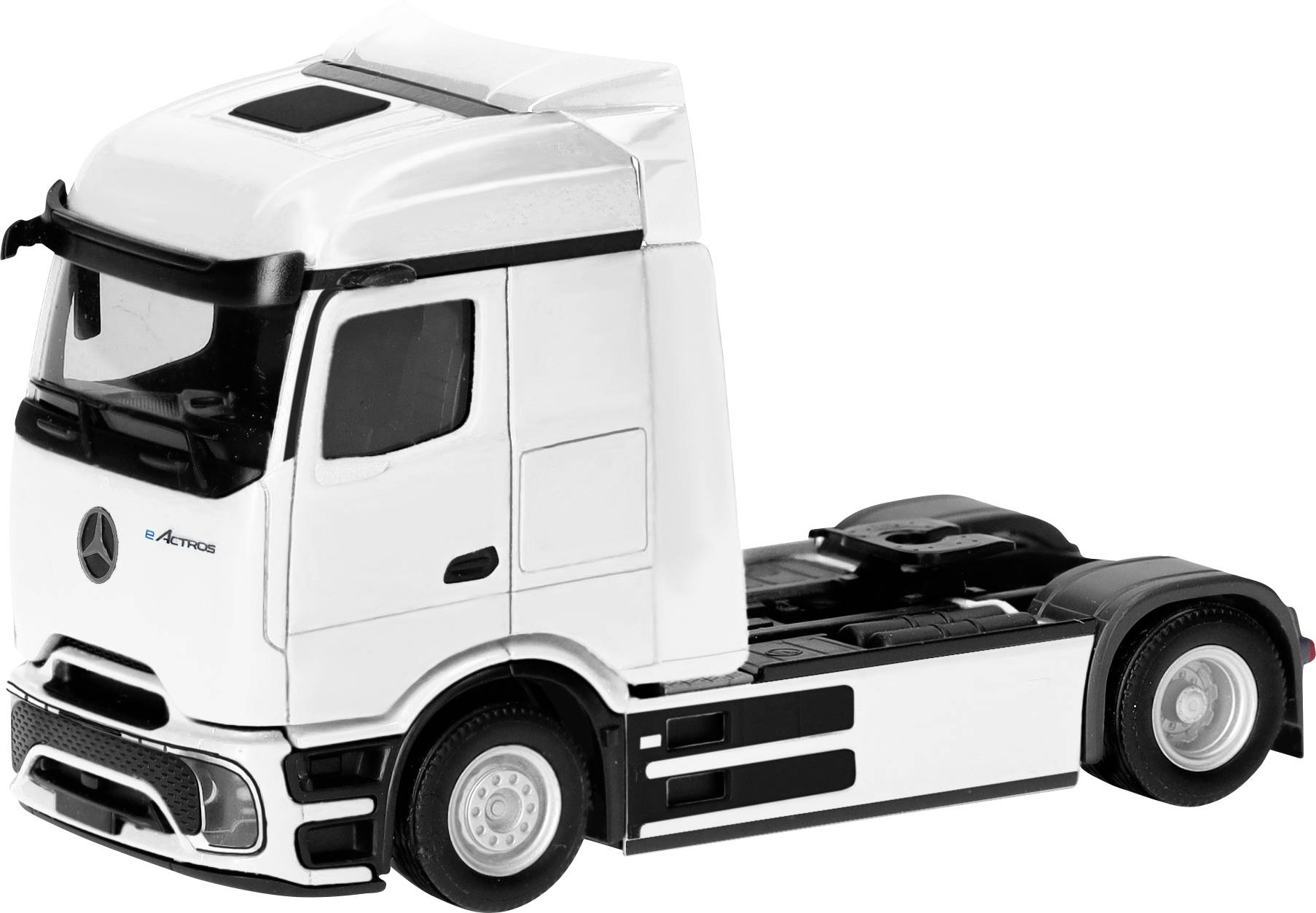 Herpa 318204-002 H0 HGV Mercedes Benz EActros 600 ProCabin Streamspace tractor 2-axle, white