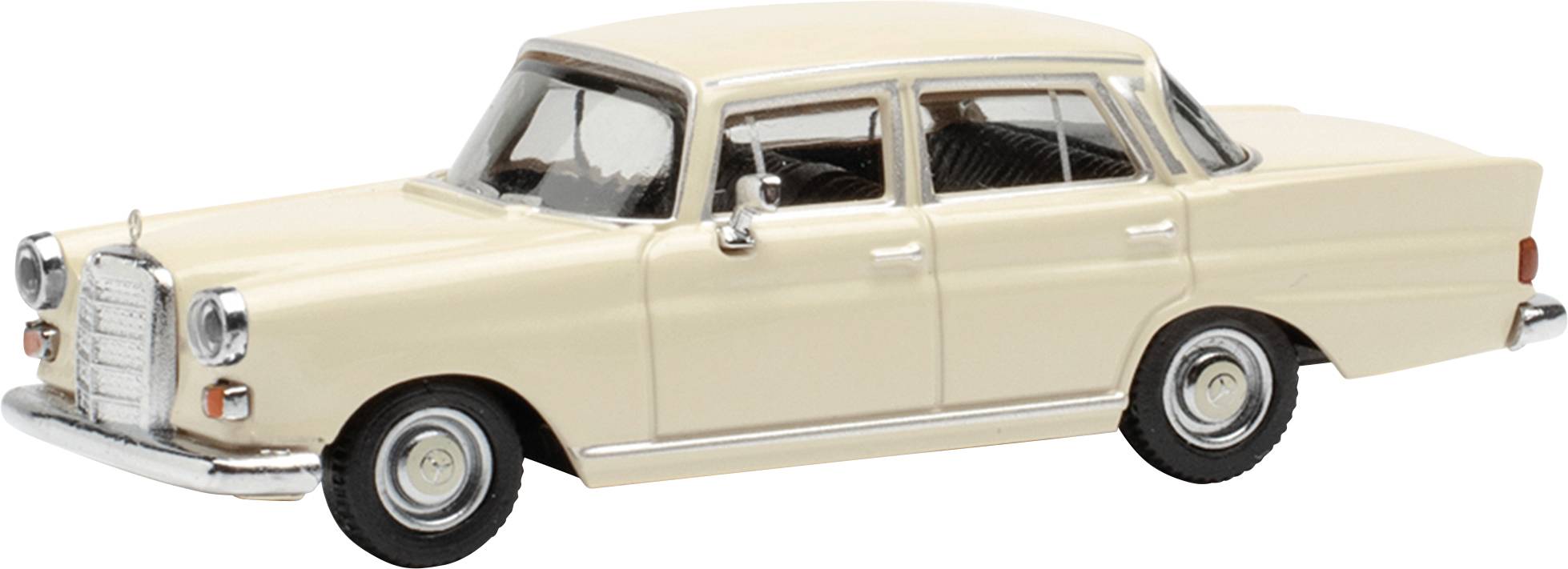 Herpa 420457-003 H0 Car Mercedes Benz 200 tail fin, cream