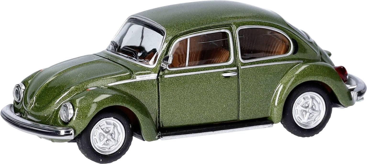 Herpa 430982-002 H0 Car Volkswagen Beetle 1303, moss metallic