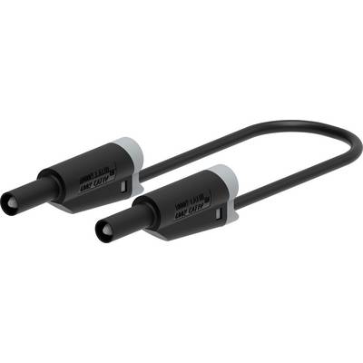 Electro PJP 2712-IEC-CD1-25N Test lead 4 mm jack 25 cm Black 1 pc(s)-0