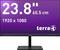 'Monitor with screen diagonal of 23.8 inches (60.5 cm), resolution 1920 x 1080, Terra brand'