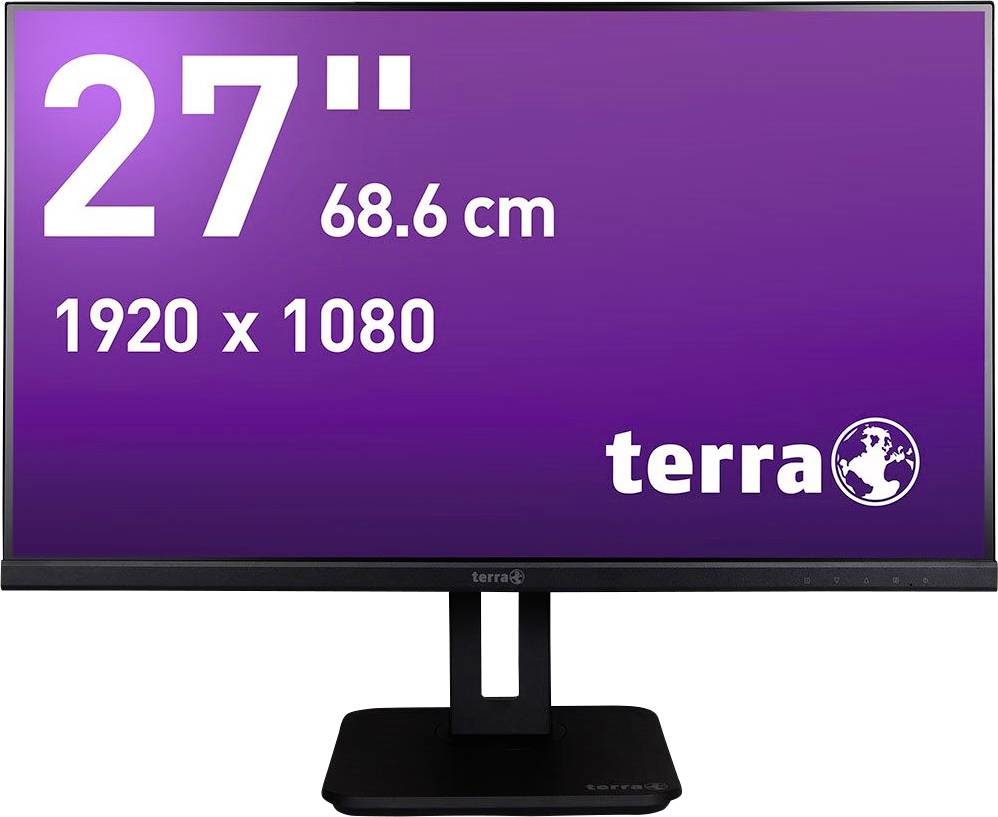 Terra 2748W LCD EEC E (A - G) 68.6 cm (27 inch) 1920 x 1080 p 16:9 5 ms HDMI™, DisplayPort, USB C®, Headphone input IPS LCD