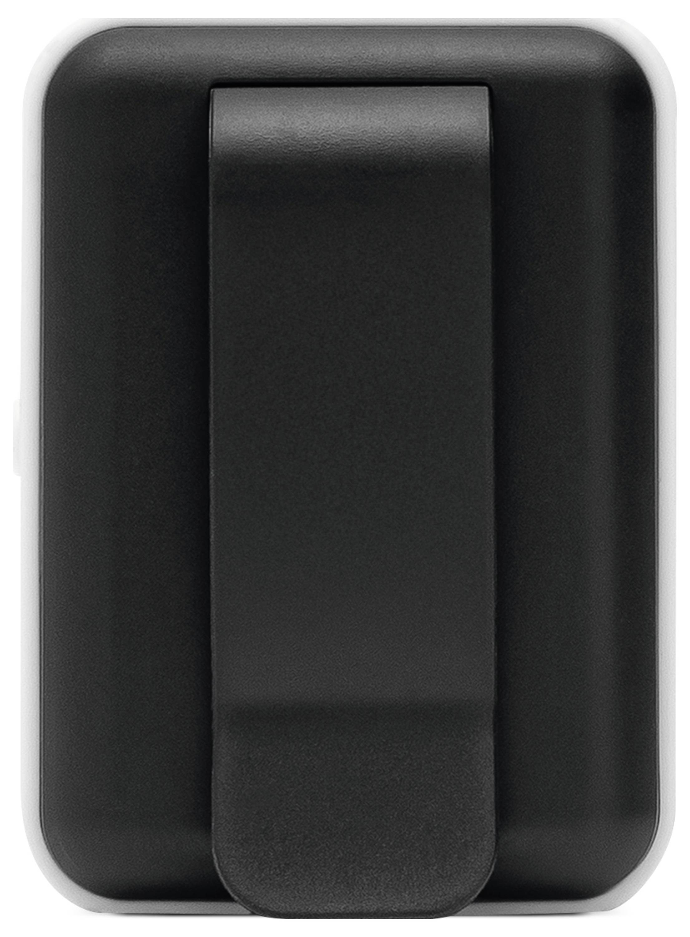 Black rectangular clip, likely for attaching to a belt or bag.