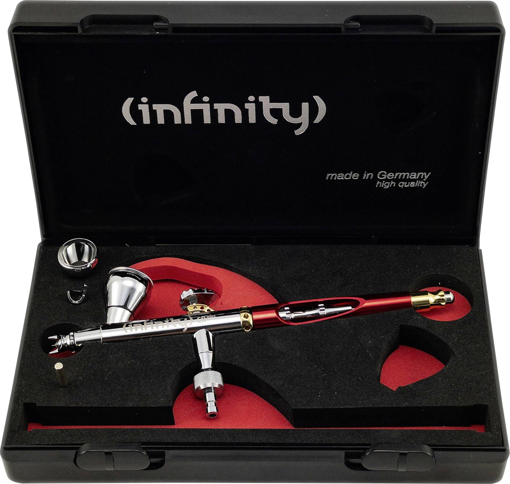 Harder & Steenbeck Infinity 2024 CRplus Double action Pistol trigger airbrush Nozzle Ø 0.25 mm