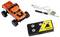 Toy Car Set: Orange Mini Monster Truck with Remote Control, USB Charging Cable and Screwdriver. Suitable for Children Aged 8 and Above.