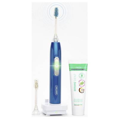 EmmiDent Metallic 66013 Electric toothbrush Sonic toothbrush White, Blue (metallic)