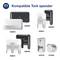 T7: 'Compatible Tork Dispensers' shows six different Tork paper towel dispensers with their model numbers: 558048, 558042, 558040, 558051, 558052, 558041, 472059, 472259.
