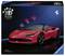 A 3D puzzle by Ravensburger shows a red Ferrari SF90 Stradale on the packaging, highlighted as "Puzzle Iconics".