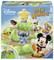 Packaging of the game 'Lotti Karotti Disney Edition' featuring well-known cartoon characters, colourful graphics, and game elements.