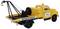 Yellow recovery vehicle model with 'Recovery Service' written on the side. Vehicle has a lifting mechanism and yellow warning light.