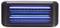 An electrical insect killer device with two horizontal blue UV fluorescent tubes housed in a black rectangular casing.
