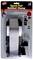 Quick Fist Ratchet Clamp packaging with a ratchet strap for securing tools. Suitable for diameters from 1 inch to 10 inches. Includes mounting accessories and nylon strap.