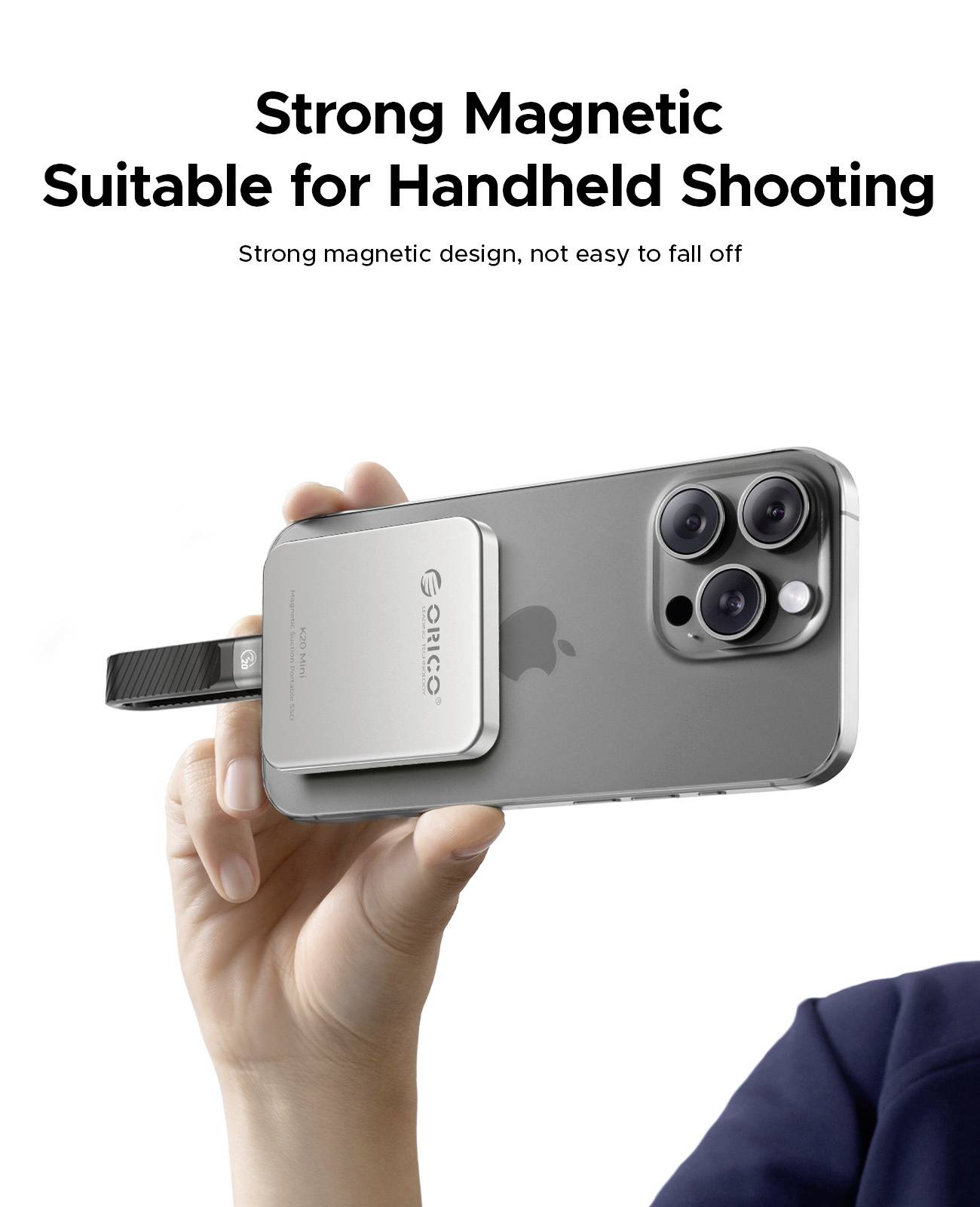 ORICO K20 mini M.2 SSD enclosure USB C® (USB 3.2 2x 2nd gen) 20 GBit/s M.2 PCIe 2230 K20Mini-3