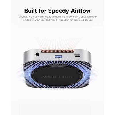 ORICO USB-C® docking station MiniLink M49P Compatible with (brand): Apple M.2 SSD slot-8