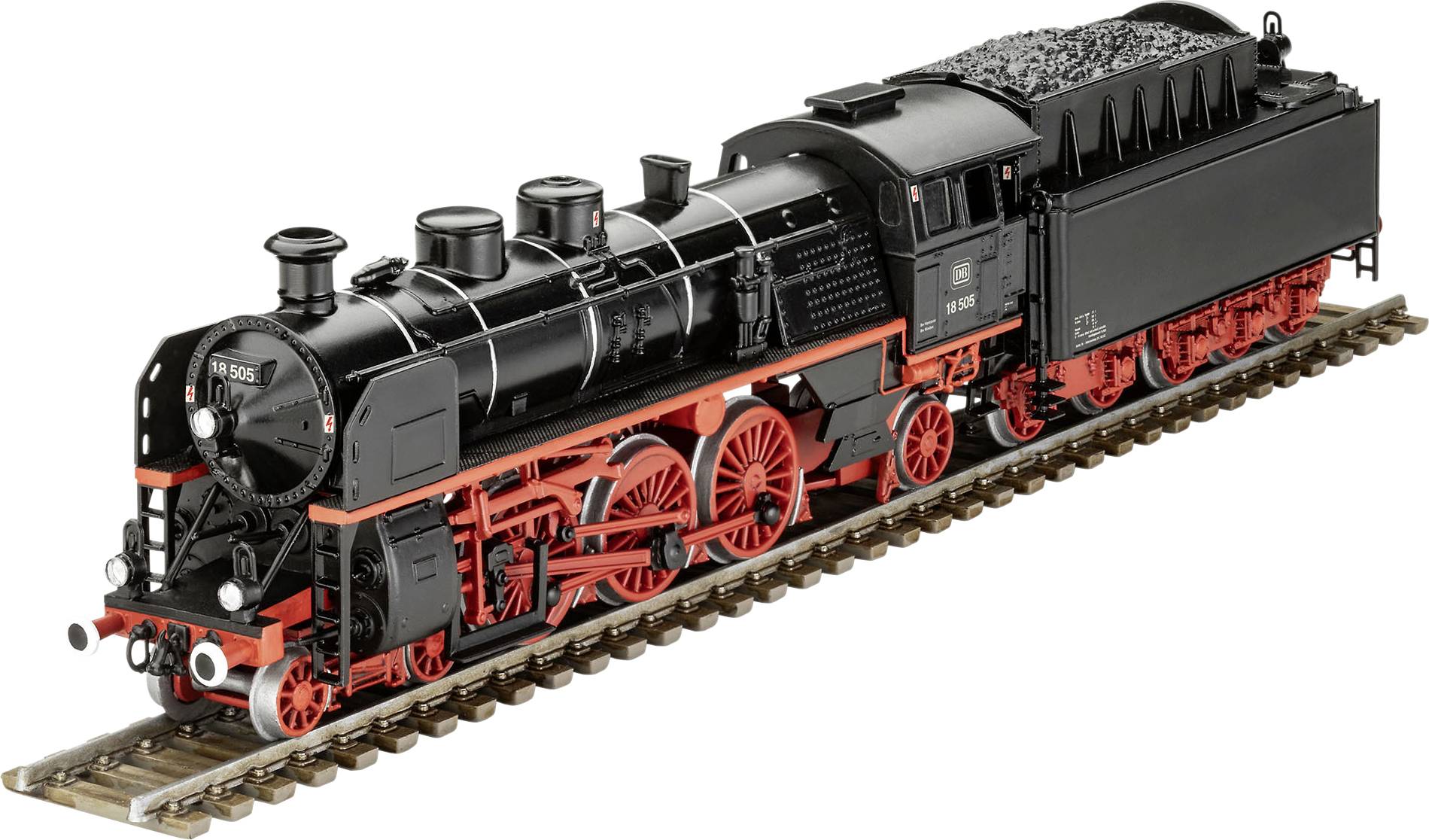 Revell 02167 Schnellzuglokomotive BR 18 505 mit Tender 23 T38 Train engine assembly kit 1:87