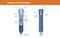 'Buttons and Functions of a Stylus: USB-C Port, Headphone Jack, Microphone, Speaker, Status Indicator, Lanyard Attachment, Battery.'
