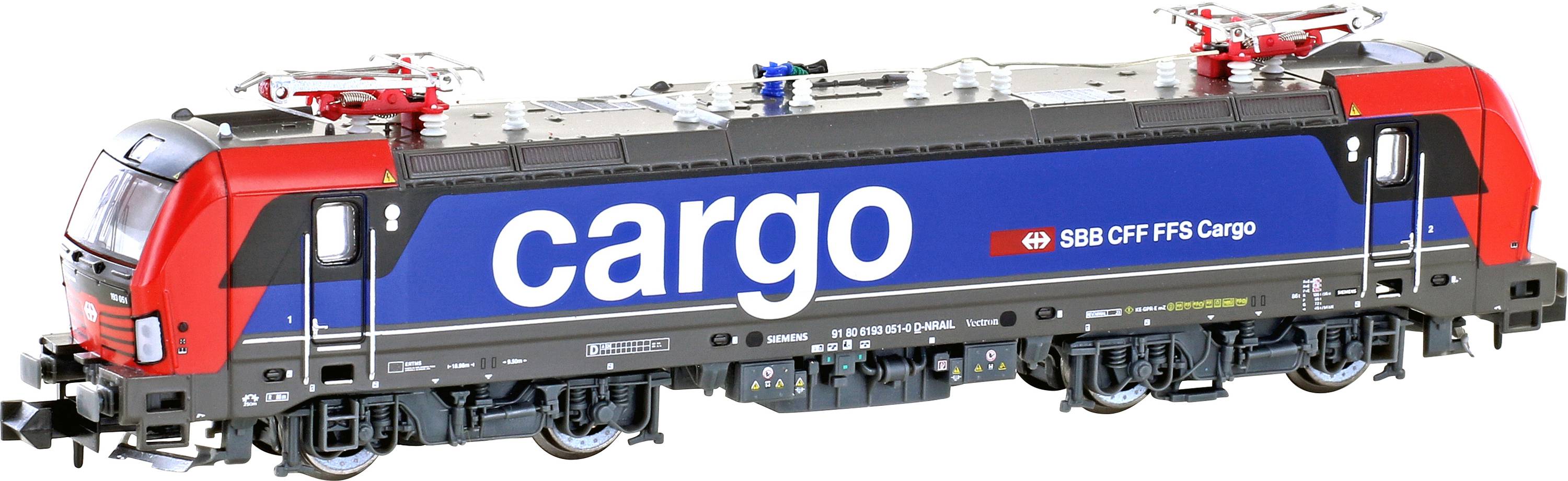 Hobbytrain H30178 N series 193 Vectron electric locomotive of SBB Cargo