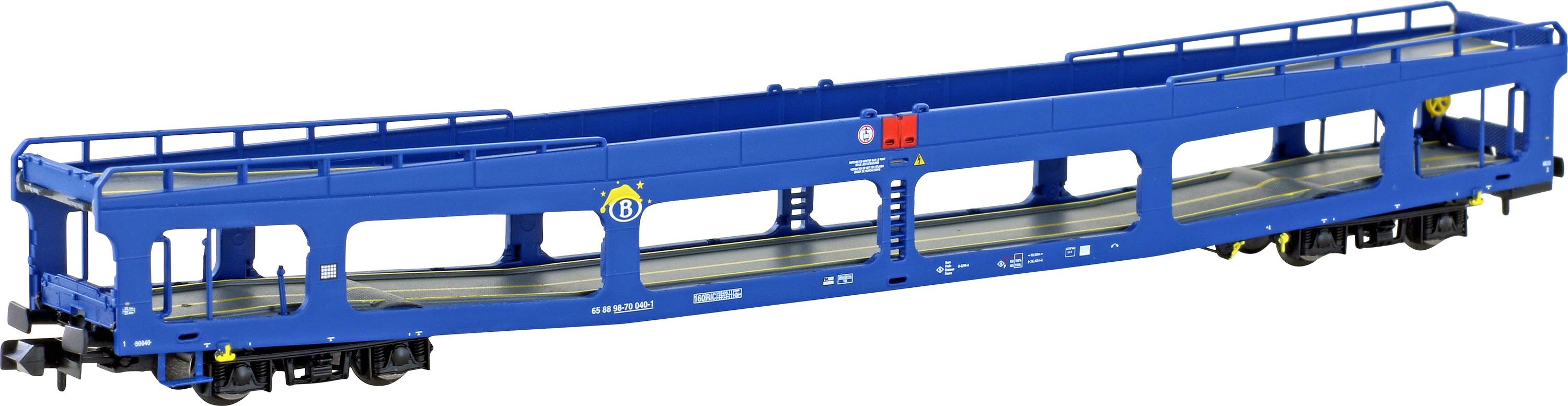 MF TRAIN MF33311 N Car transport wagon DDM 916 of SNCB