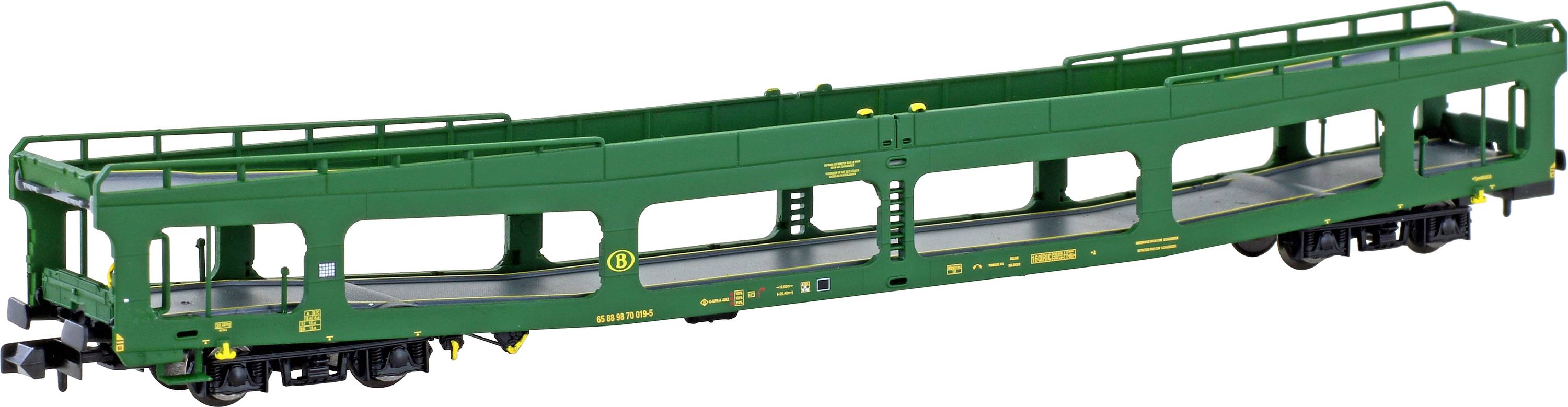 MF TRAIN MF33312 N Car transport wagon DDM 916 of SNCB