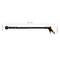 'Black and orange water jet nozzle, 87.3 cm long, with a diameter of 5.6 cm. Total length with handle 13.5 cm.'