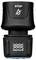 Black water stop garden hose adapter with 'STOP' symbol and fibreglass composite material.