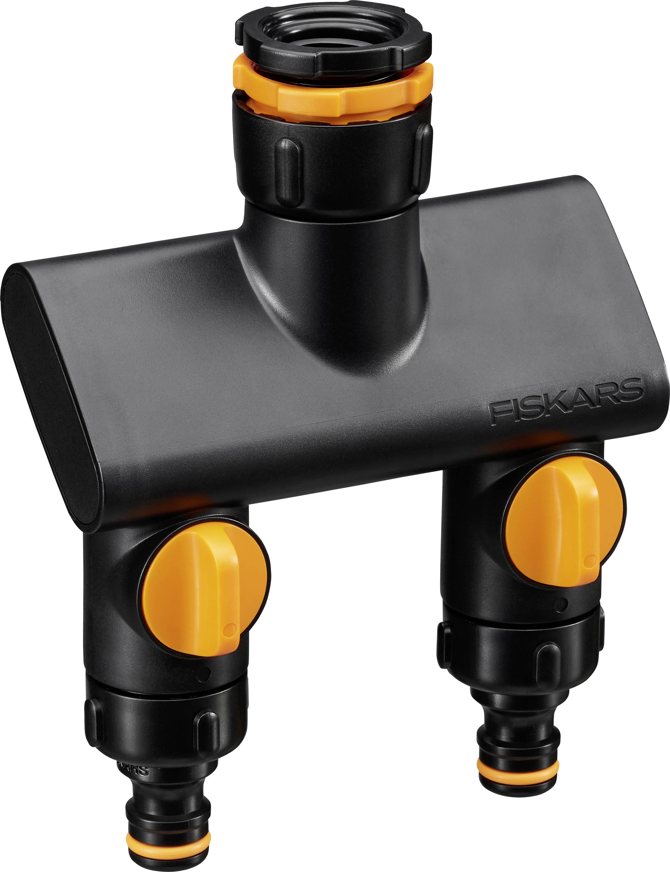 Fiskars 1070577 Comfort 2-way splitter with pressure regulator