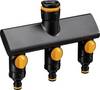 Fiskars 1070578 Comfort 3-way splitter with pressure regulator