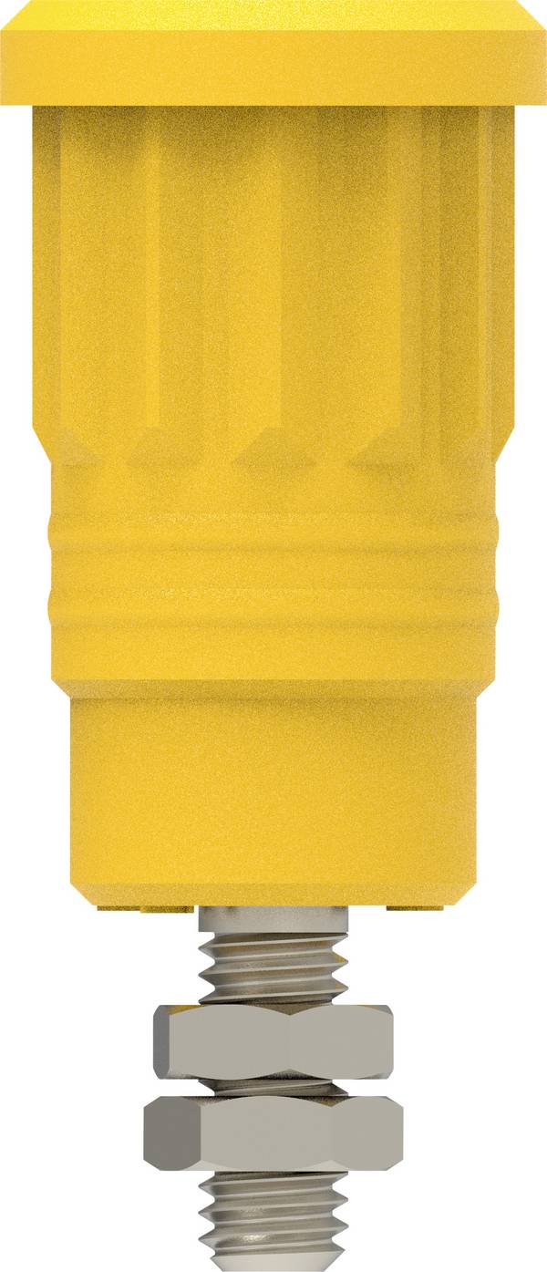 Electro PJP 3285-CD1-J Test lead Socket Yellow 1 pc(s) Single