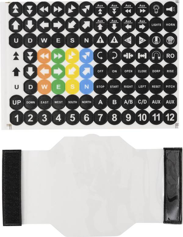 <br>  TRU COMPONENTS<br>  2 & 4 Button cover & sticker<br>  TC-13660436<br>  <br>  + label, + protective cover<br>  <br>  <br>  <br>  1 pc(s)<br>