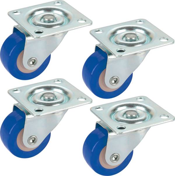 dörner + helmer 450126 Swivel wheel Wheel diameter: 30 mm Load capacity (max.): 20 kg 4 pc(s)