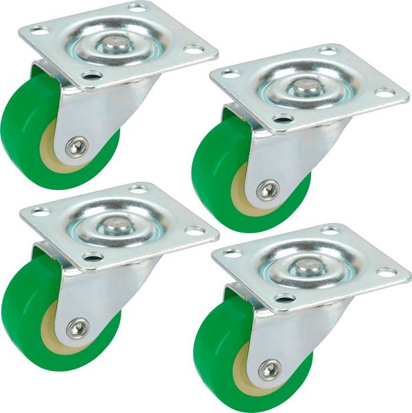 dörner + helmer 450127 Swivel wheel Wheel diameter: 30 mm Load capacity (max.): 20 kg 4 pc(s)