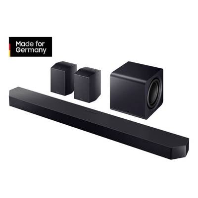 Samsung Q-Serie HW-Q995GF 11.1.4-Kanal Soundbar Black Bluetooth, Dolby Atmos, incl. cordless subwoofer, Wall brackets, W