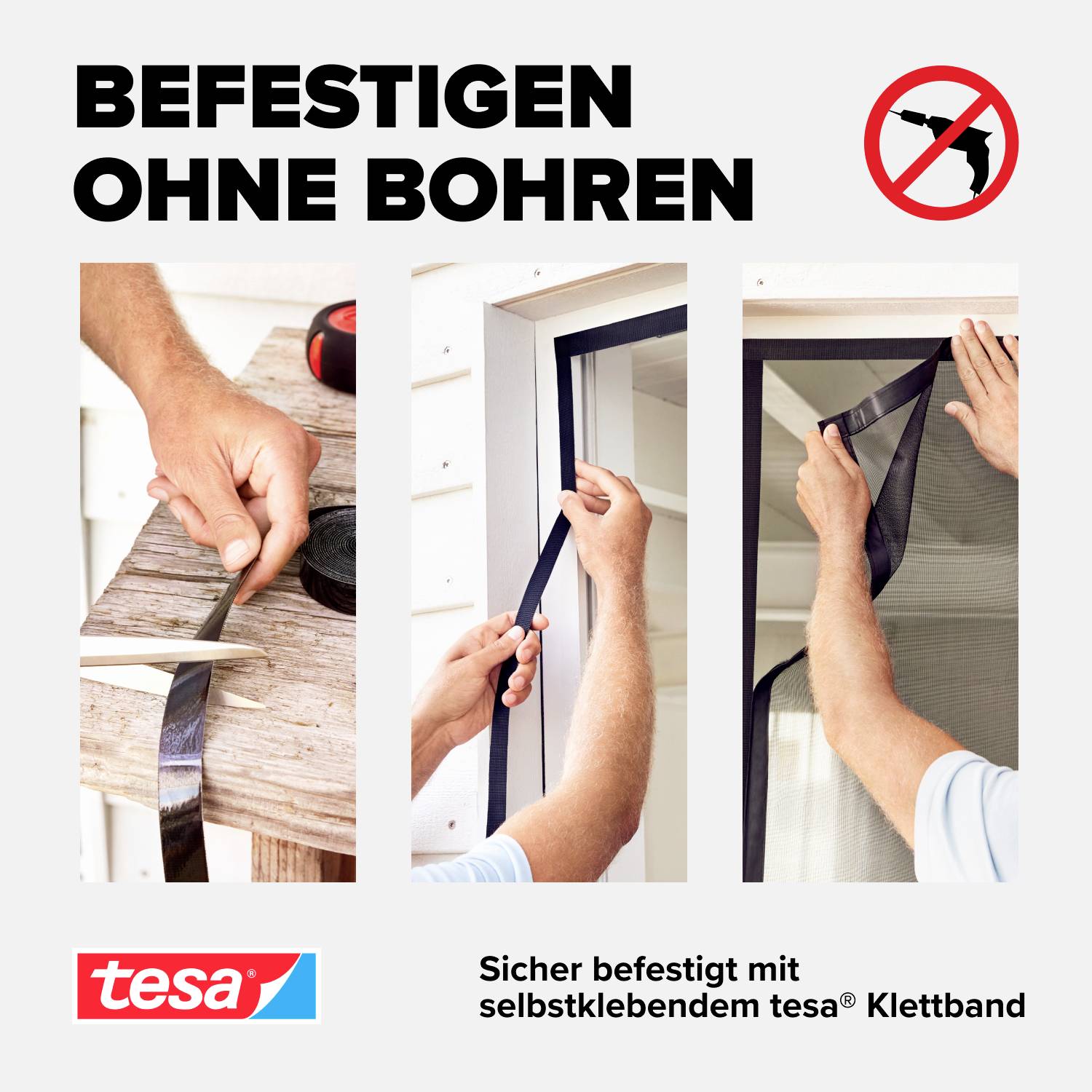 tesa Insect Stop 55394-00001-00 Magnetic curtain (W x H) 1.2 m x 2.4 m Anthracite 1 pc(s)-3