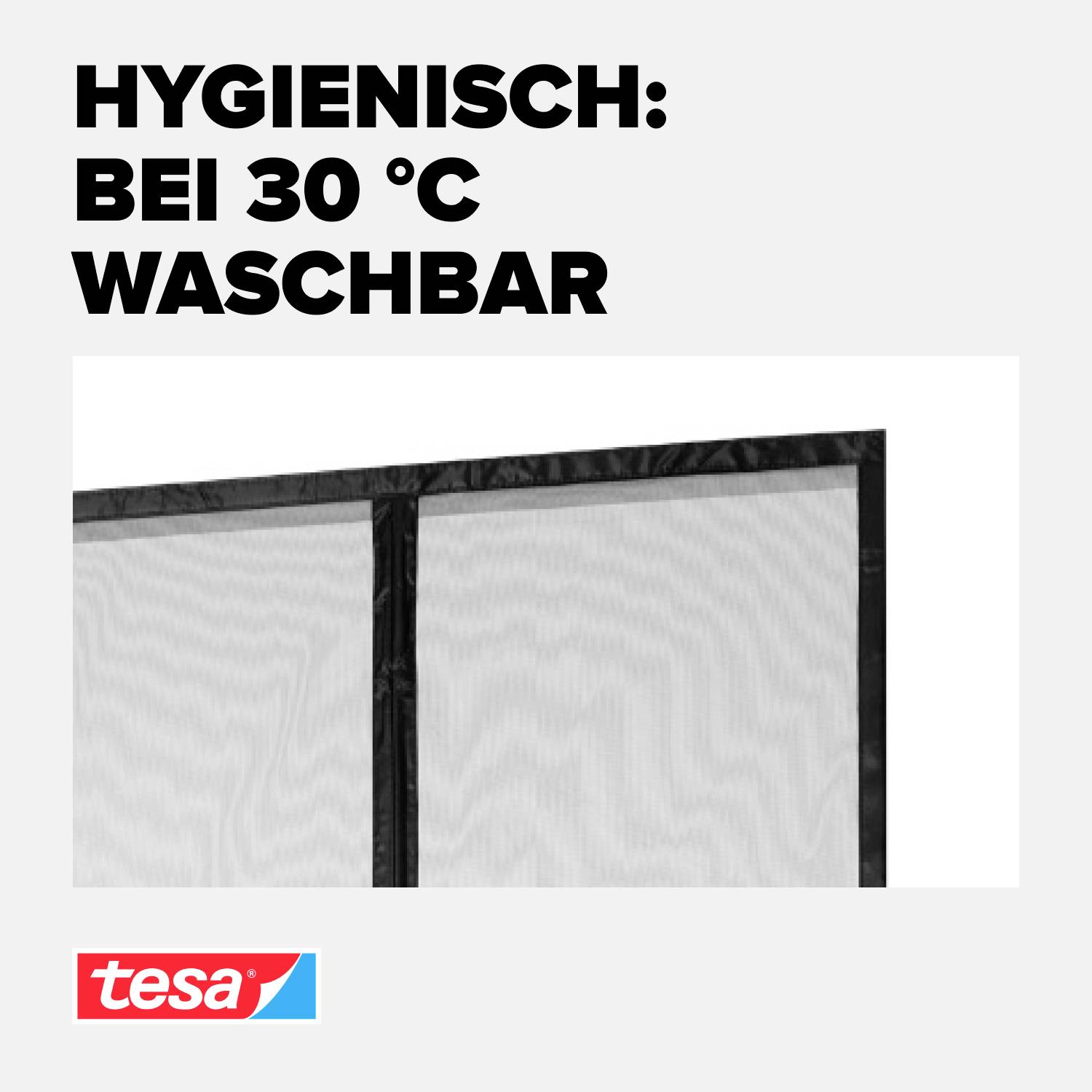tesa Insect Stop 55394-00001-00 Magnetic curtain (W x H) 1.2 m x 2.4 m Anthracite 1 pc(s)-5