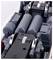 Close-up of parts of a grey, industrially manufactured machine with metal rollers and multiple cylinders. Function unknown.