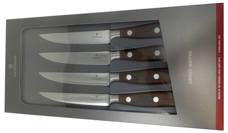 Victorinox 7.7240.4 Victorinox Grand Maître, Steak knife set, brown wood Brown