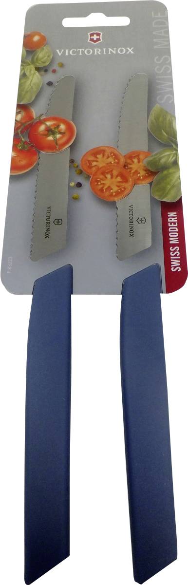 Victorinox 6.9006.11W2B Victorinox Swiss Modern, tomato knife, cornflower, 2 pieces Cornflower blue