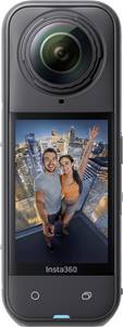 Insta360 X5 360° action cam 8K, Touchscreen, Wi-Fi, Waterproof, Time Lapse, Web cam