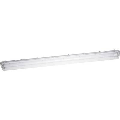 LED light in elongated, rectangular shape with white housing. It features a clean, modern design.