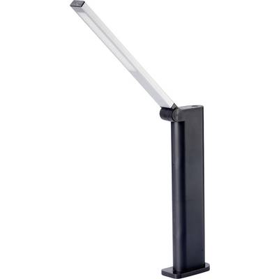 Black, modern-designed barrier with a long, white lever arm, presumably for access control at entrances or parking lots.