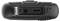 View of the underside of a black device with a USB-C port in the center and a small hole next to it.