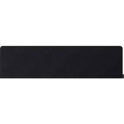 A rectangular black rectangle with rounded corners.