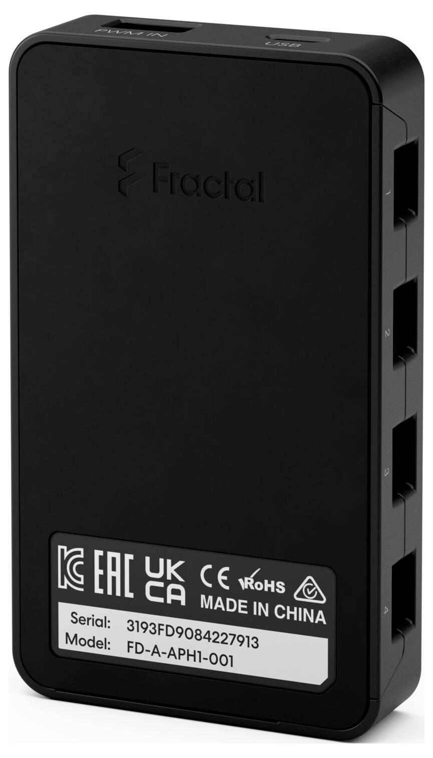 Fractal Design FD-A-APH1-001 PC fan controller No. of channels: 4-1