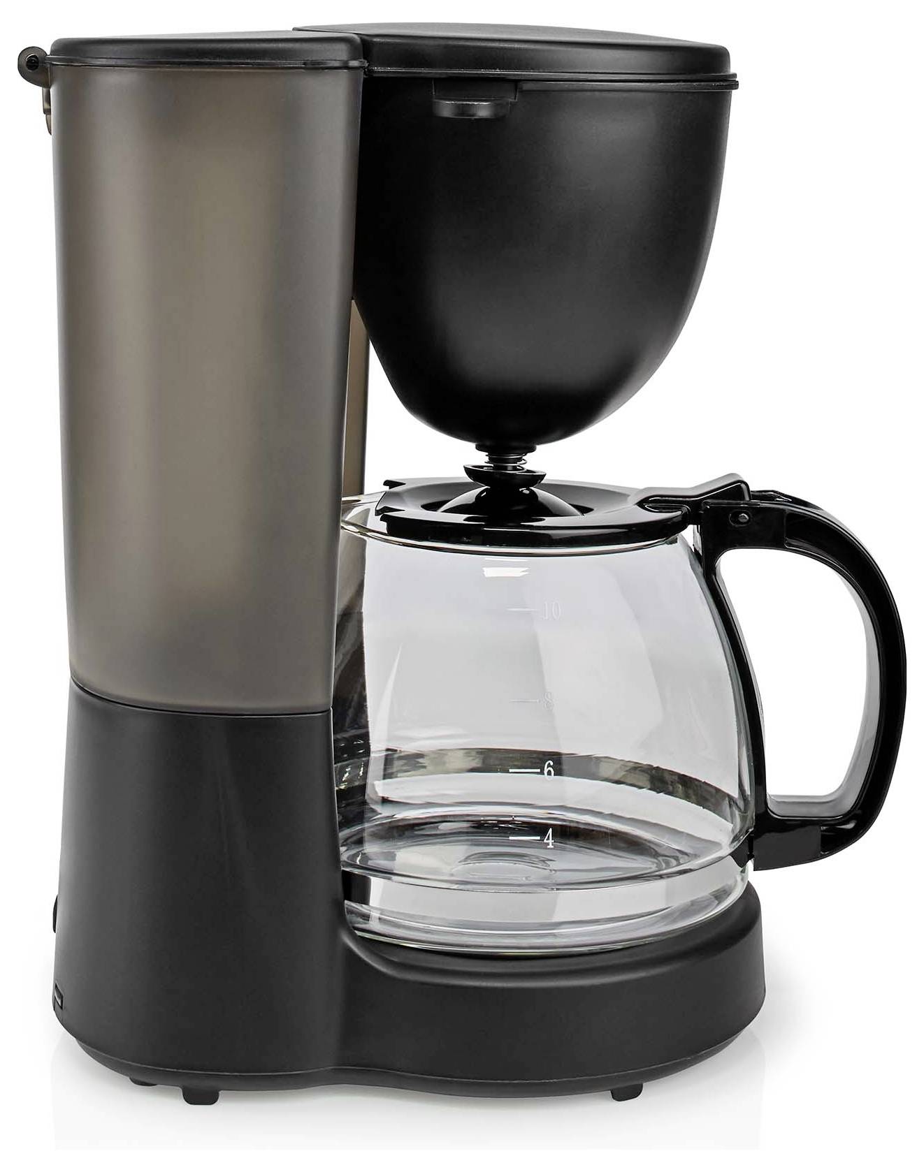 Nedis KACM150EBK Coffee maker Black Glass jug, Plate warmer-3