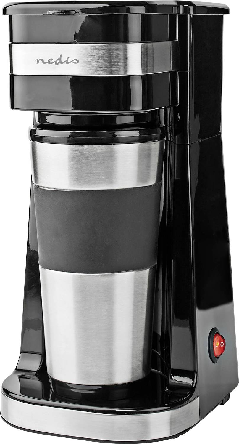 Nedis KACM300FBK Coffee maker Black, Silver