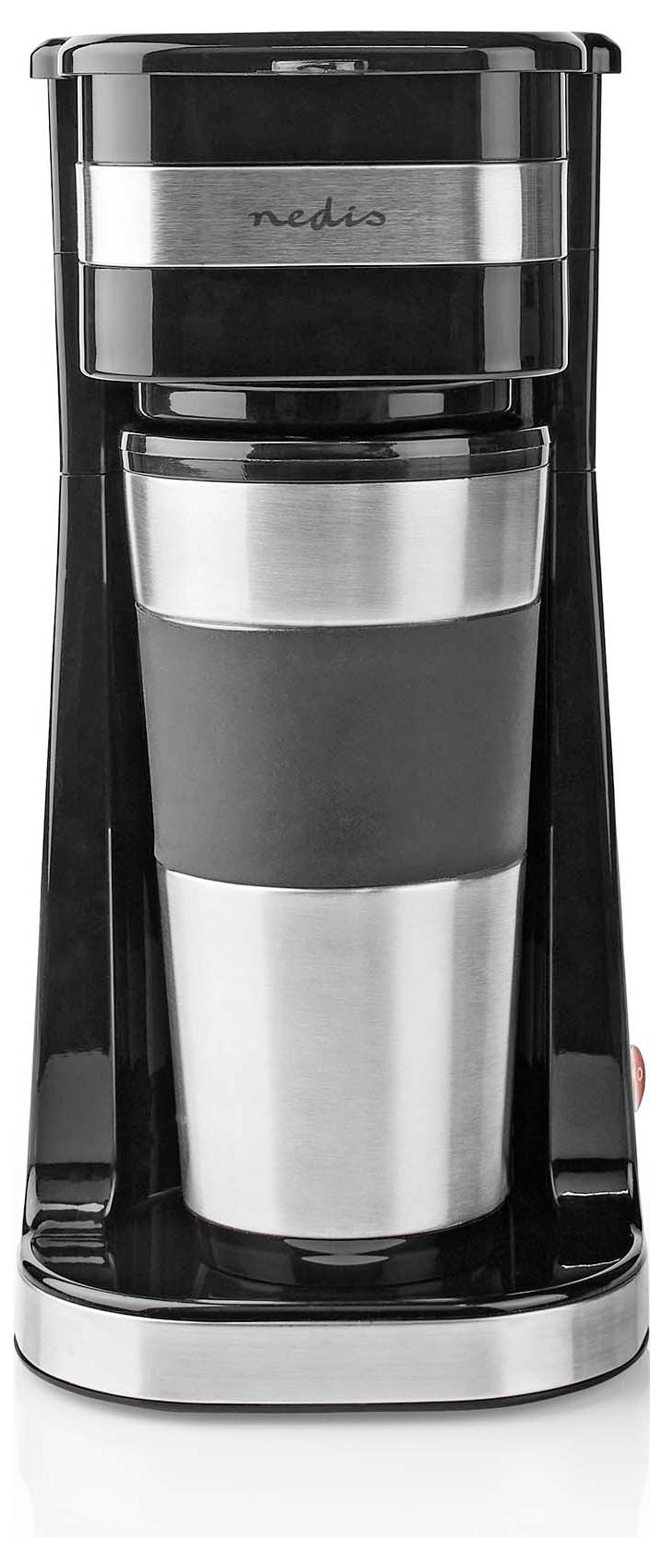 Nedis KACM300FBK Coffee maker Black, Silver-1