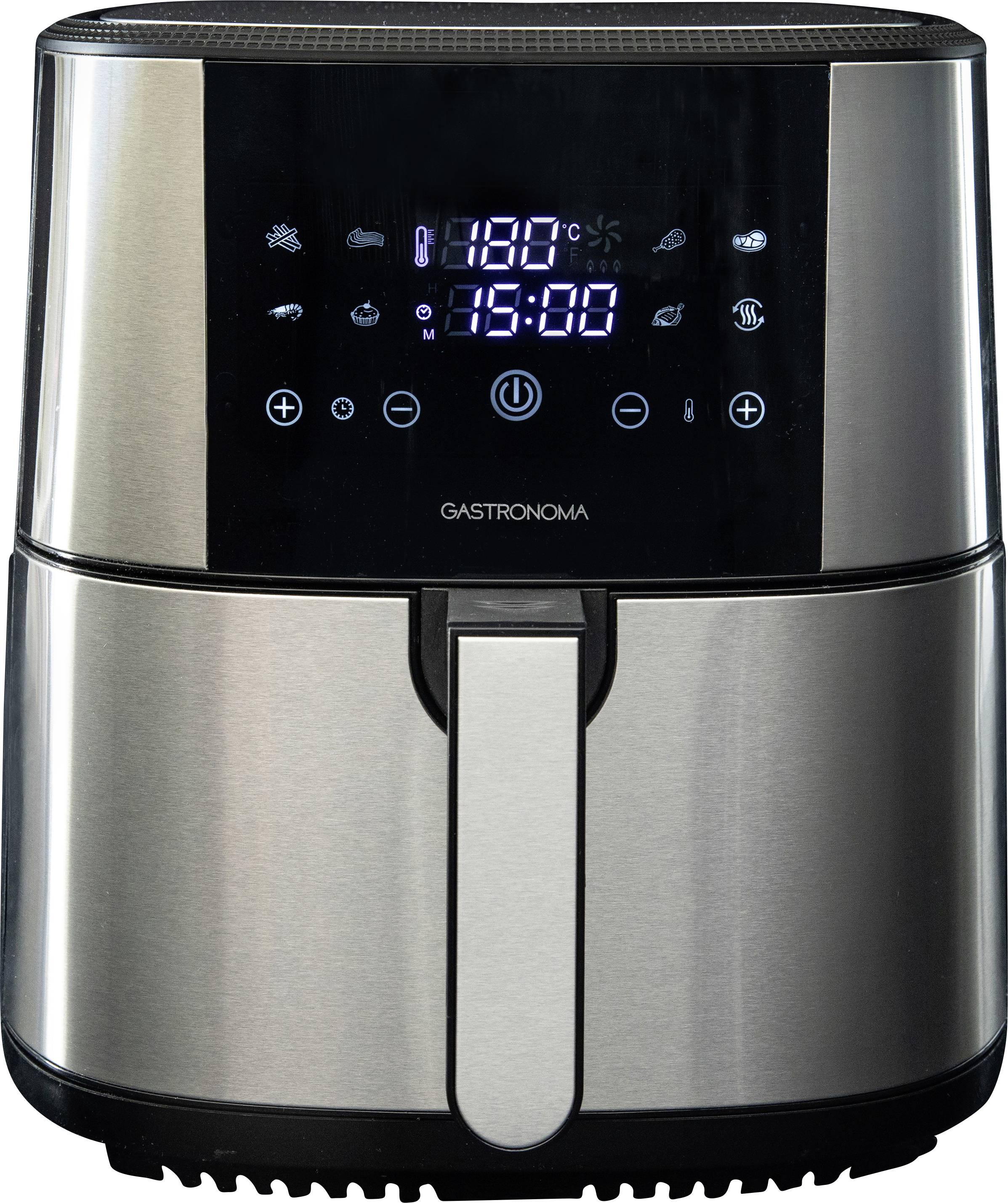 Gastronoma 18290007 Air fryer 8 l 1800 W Overheat protection, with display, Non-stick coating, Cool touch housing, BPA-f-0